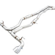 Load image into Gallery viewer, AWE Tuning 2020 Toyota Supra A90 Track Edition Exhaust - 5in Chrome Silver Tips - Main Product View