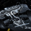 Load image into Gallery viewer, AWE Tuning 2020 Toyota Supra A90 Track Edition Exhaust - 5in Chrome Silver Tips - Back View