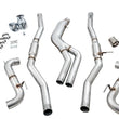 Load image into Gallery viewer, AWE Tuning 2020 Toyota Supra A90 Track Edition Exhaust - 5in Chrome Silver Tips - Installation View