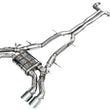 Load image into Gallery viewer, AWE Tuning 2021+ Cadillac CT4-V Blackwing SwitchPath Exhaust - Chrome Silver Tips - Main Product View