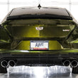 Load image into Gallery viewer, AWE Tuning 2021+ Cadillac CT4-V Blackwing SwitchPath Exhaust - Chrome Silver Tips - Back View