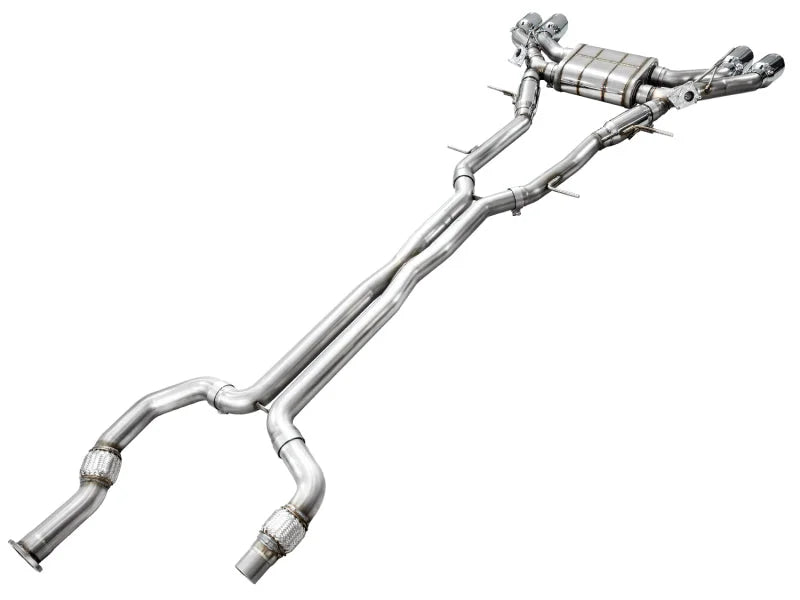 AWE Tuning 2021+ Cadillac CT4-V Blackwing SwitchPath Exhaust - Chrome Silver Tips - Additional View 13