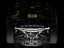 Load image into Gallery viewer, AWE Tuning 2021+ Cadillac CT4-V Blackwing SwitchPath Exhaust - Diamond Black Tips - Installation View