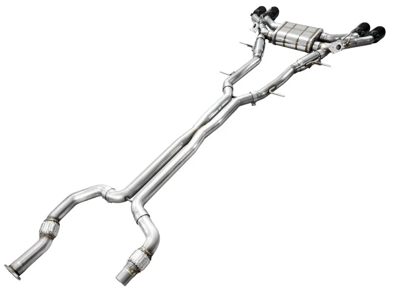AWE Tuning 2021+ Cadillac CT4-V Blackwing SwitchPath Exhaust - Diamond Black Tips - Additional View 14