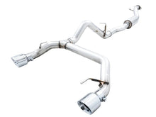 Load image into Gallery viewer, AWE Tuning 2021+ Ford Bronco 0FG Dual Rear Exit Exhaust w/Chrome Silver Tips &amp; Bash Guard - Main Product View