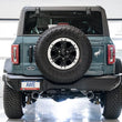 Load image into Gallery viewer, AWE Tuning 2021+ Ford Bronco 0FG Dual Rear Exit Exhaust w/Chrome Silver Tips &amp; Bash Guard - Additional View 7