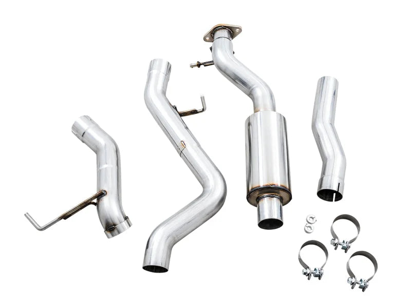 AWE Tuning 2021+ Ford Bronco 0FG Exhaust (No Tips) w/ Bash Guard - Additional View 9