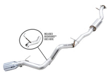 Load image into Gallery viewer, AWE Tuning 2021+ Ford Bronco 0FG Single Rear Exit Exhaust w/Chrome Silver Tip &amp; Bash Guard - Main Product View