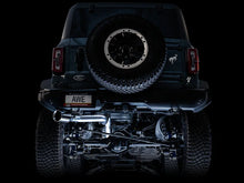 Load image into Gallery viewer, AWE Tuning 2021+ Ford Bronco 0FG Single Rear Exit Exhaust w/Chrome Silver Tip &amp; Bash Guard - Side View
