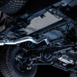 Load image into Gallery viewer, AWE Tuning 2021+ Ford Bronco 0FG Single Rear Exit Exhaust w/Chrome Silver Tip &amp; Bash Guard - Installation View