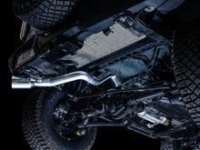 Load image into Gallery viewer, AWE Tuning 2021+ Ford Bronco 0FG Single Rear Exit Exhaust w/Chrome Silver Tip &amp; Bash Guard - Installation View