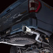 Load image into Gallery viewer, AWE Tuning 2021+ Ford F150 Tremor w/ Bumper Cutouts 0FG Non-Resonated Cat-Back w/ Chrome Silver Tips - Side View