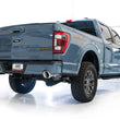 Load image into Gallery viewer, AWE Tuning 2021+ Ford F150 Tremor w/ Bumper Cutouts 0FG Non-Resonated Cat-Back w/ Chrome Silver Tips - Additional View 5