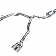 Load image into Gallery viewer, AWE Tuning 2021+ GMC Tahoe/Yukon 5.3L 0FG Split Rear Exit Catback Exhaust - Quad Chrome Silver Tips