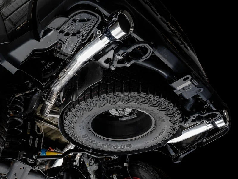 AWE Tuning 2021 RAM 1500 TRX 0FG Cat-Back Exhaust - Chrome Silver Tips - Additional View 6