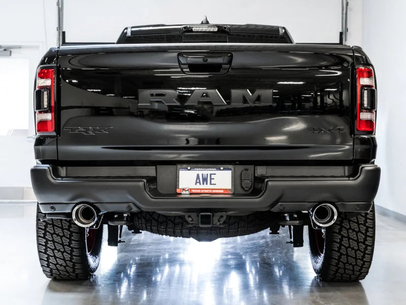AWE Tuning 2021 RAM 1500 TRX 0FG Cat-Back Exhaust - Chrome Silver Tips - Additional View 8