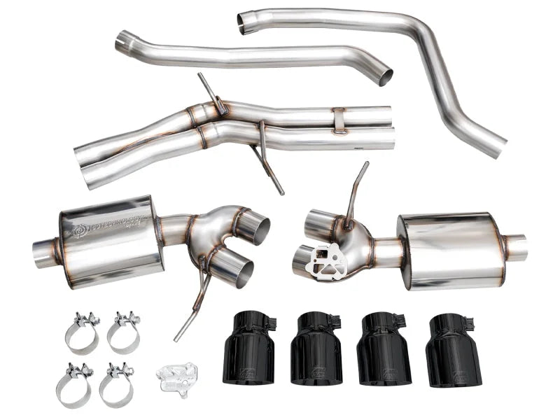 AWE Tuning 2022+ Porsche Macan 2.9TT Touring Edition Catback Exhaust w/ Diamond Black Tips - Additional View 10