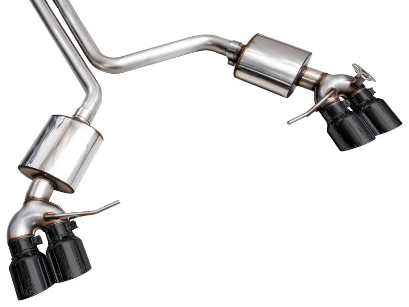 AWE Tuning 2022+ Porsche Macan 2.9TT Touring Edition Catback Exhaust w/ Diamond Black Tips - Additional View 11