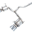 Load image into Gallery viewer, AWE Tuning 2022+ VB Subaru WRX Touring Edition Exhaust - Chrome Silver Tips - Main Product View