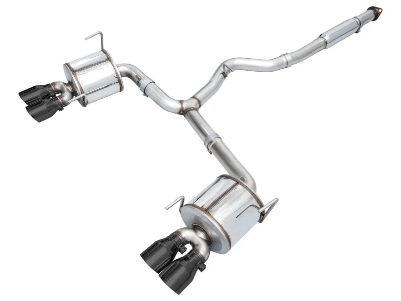 AWE Tuning 2022+ VB Subaru WRX Touring Edition Exhaust - Diamond Black Tips - Main Product View