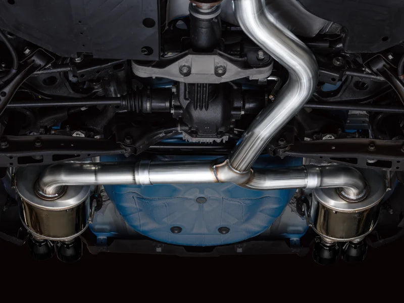 AWE Tuning 2022+ VB Subaru WRX Touring Edition Exhaust - Diamond Black Tips - Additional View 8