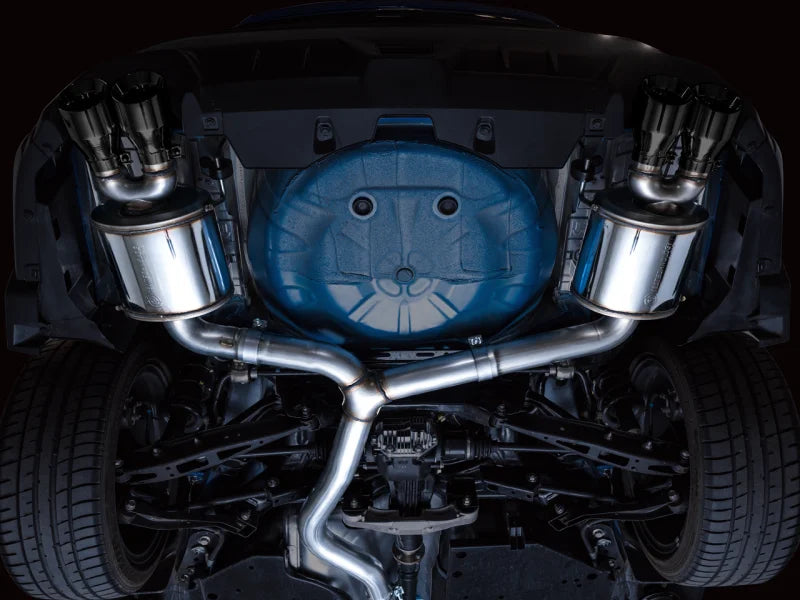 AWE Tuning 2022+ VB Subaru WRX Touring Edition Exhaust - Diamond Black Tips - Additional View 10