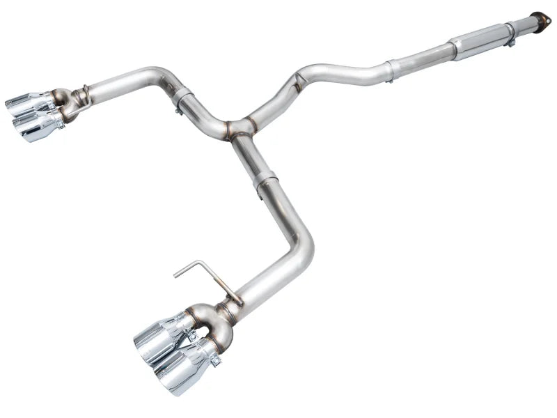 AWE Tuning 2022+ VB Subaru WRX Track Edition Exhaust - Chrome Silver Tips - Main Product View
