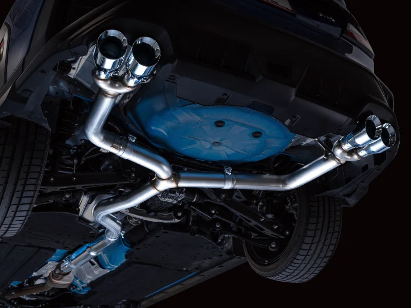 AWE Tuning 2022+ VB Subaru WRX Track Edition Exhaust - Chrome Silver Tips - Additional View 9