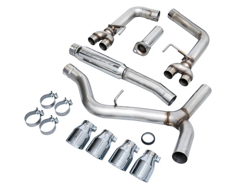 AWE Tuning 2022+ VB Subaru WRX Track Edition Exhaust - Chrome Silver Tips - Additional View 11