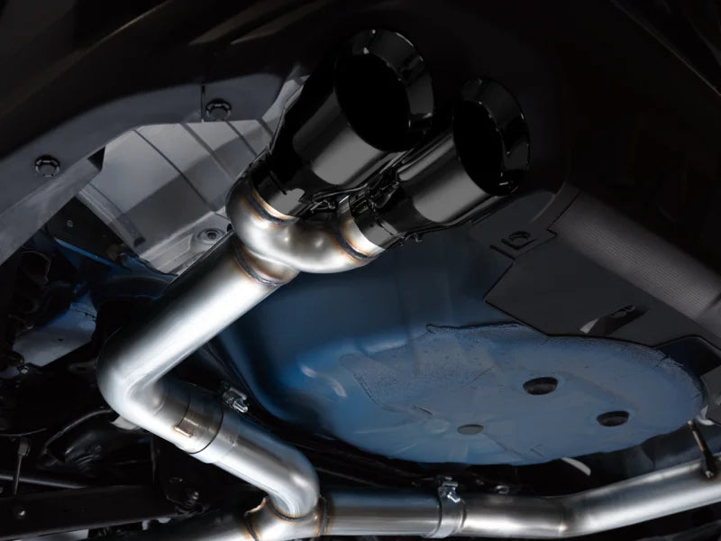 AWE Tuning 2022+ VB Subaru WRX Track Edition Exhaust - Diamond Black Tips - Additional View 6