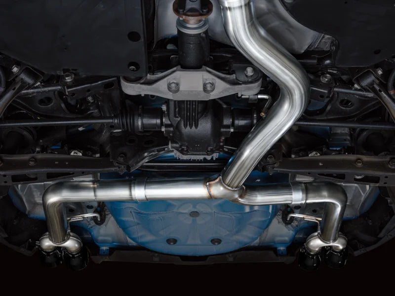 AWE Tuning 2022+ VB Subaru WRX Track Edition Exhaust - Diamond Black Tips - Additional View 8