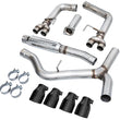 Load image into Gallery viewer, AWE Tuning 2022+ VB Subaru WRX Track Edition Exhaust - Diamond Black Tips - Additional View 13