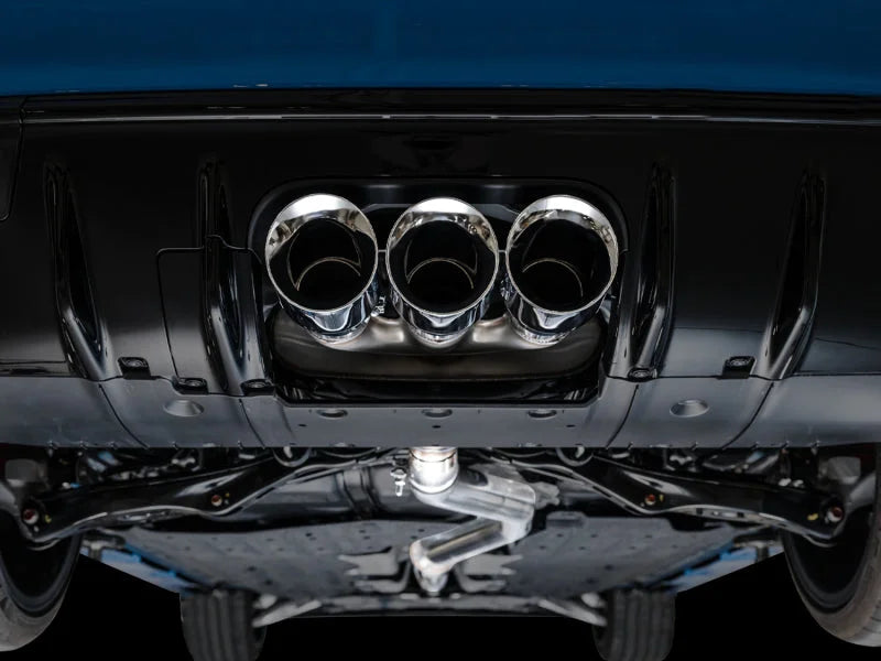AWE Tuning 2023 Honda Civic Type R FL5 Touring Edition Exhaust w/ Triple Chrome Silver Tips - Additional View 11