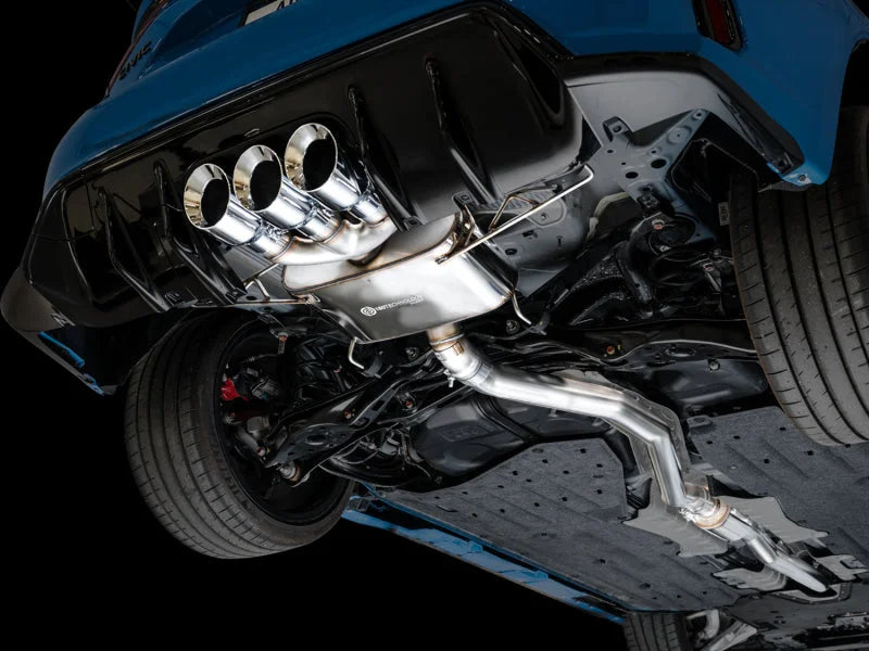 AWE Tuning 2023 Honda Civic Type R FL5 Touring Edition Exhaust w/ Triple Chrome Silver Tips - Additional View 12