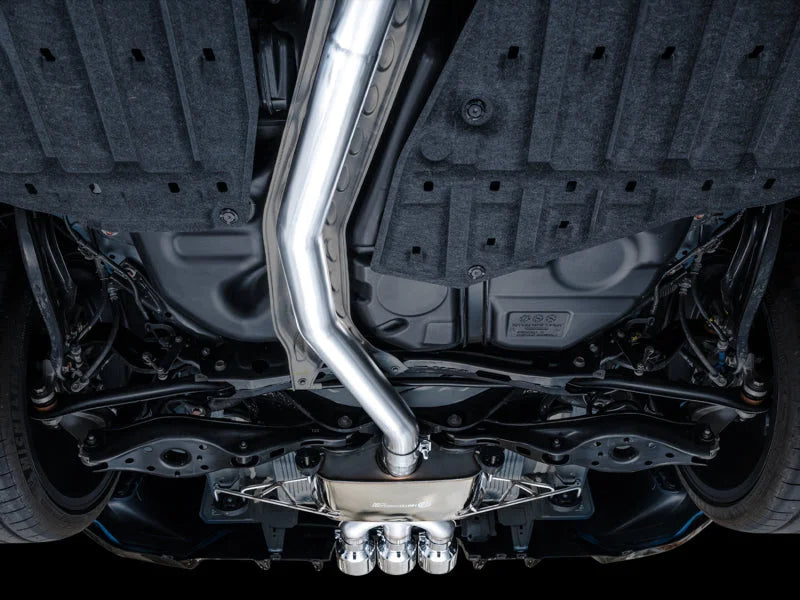 AWE Tuning 2023 Honda Civic Type R FL5 Touring Edition Exhaust w/ Triple Chrome Silver Tips - Additional View 14
