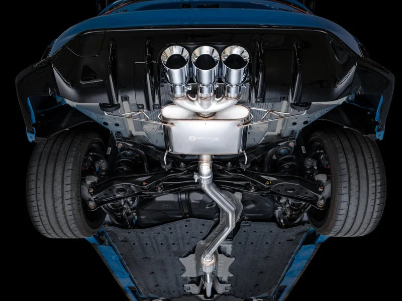 AWE Tuning 2023 Honda Civic Type R FL5 Touring Edition Exhaust w/ Triple Chrome Silver Tips - Additional View 15