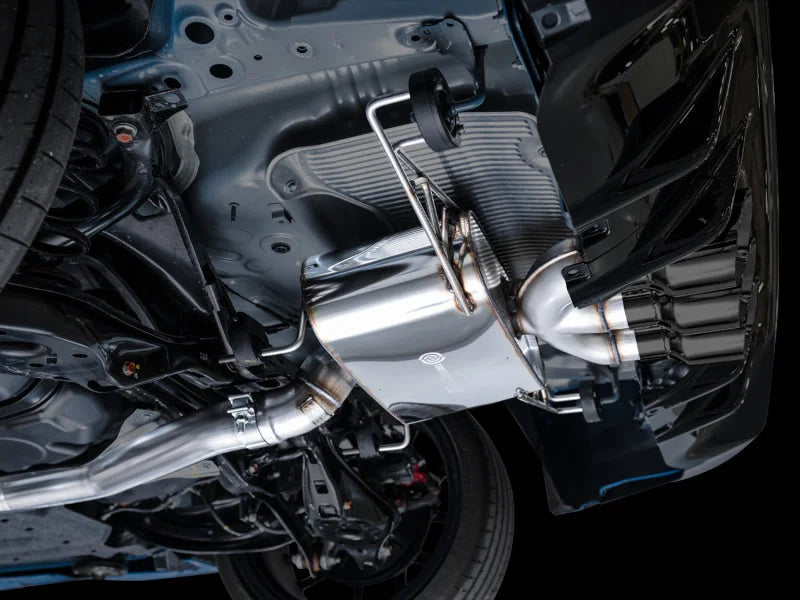 AWE Tuning 2023 Honda Civic Type R FL5 Touring Edition Exhaust w/ Triple Diamond Black Tips - Additional View 12