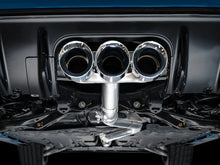 Load image into Gallery viewer, AWE Tuning 2023 Honda Civic Type R FL5 Track Edition Exhaust w/ Triple Chrome Silver Tips - Back View