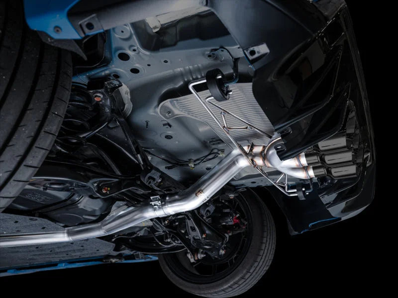 AWE Tuning 2023 Honda Civic Type R FL5 Track Edition Exhaust w/ Triple Diamond Black Tips - Additional View 9