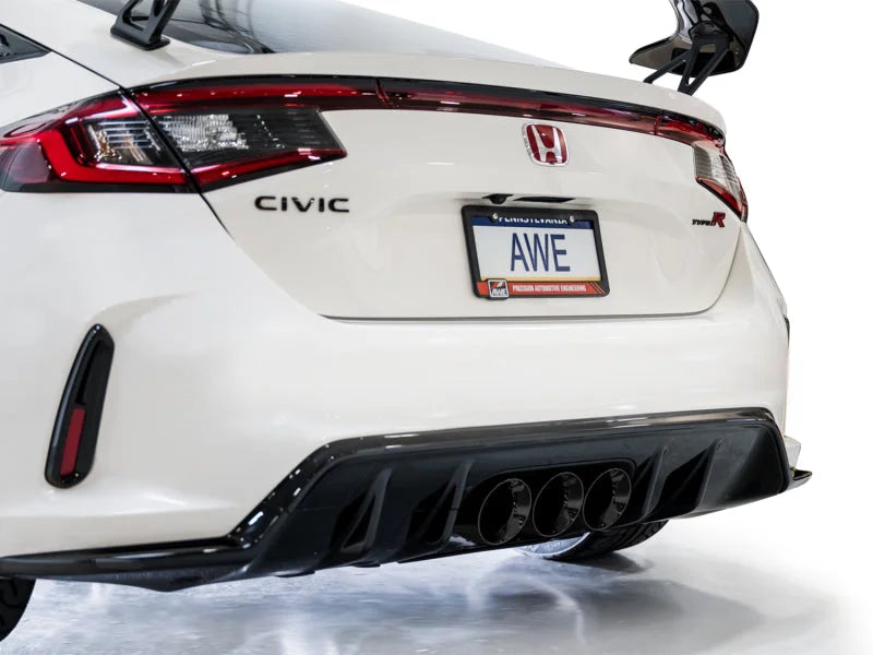 AWE Tuning 2023 Honda Civic Type R FL5 Track Edition Exhaust w/ Triple Diamond Black Tips - Additional View 10