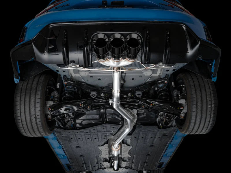 AWE Tuning 2023 Honda Civic Type R FL5 Track Edition Exhaust w/ Triple Diamond Black Tips - Additional View 13