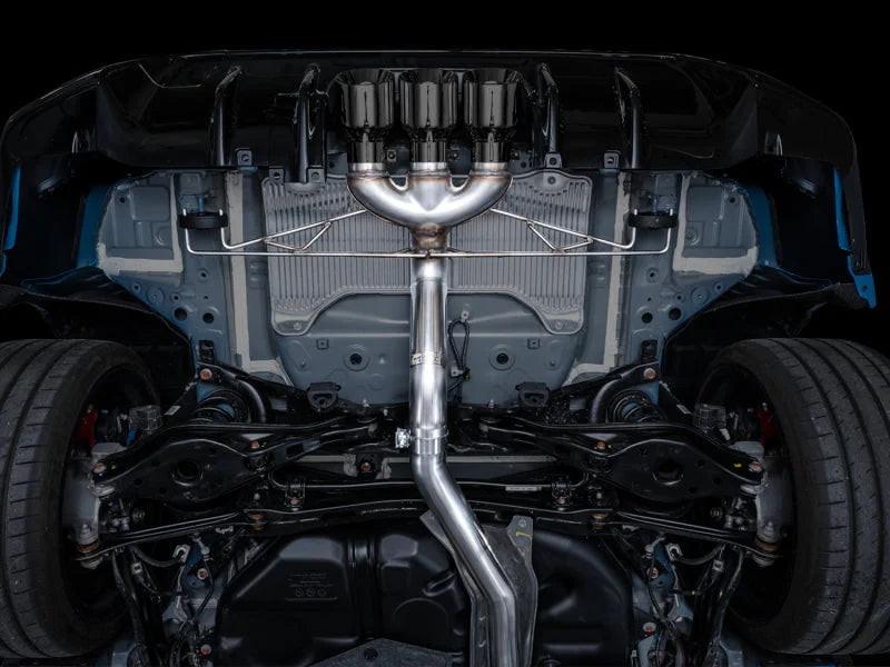 AWE Tuning 2023 Honda Civic Type R FL5 Track Edition Exhaust w/ Triple Diamond Black Tips - Additional View 15