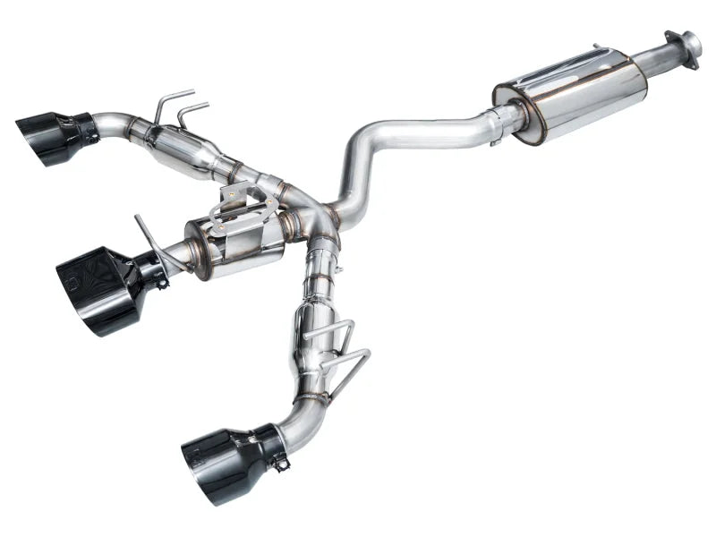 AWE Tuning 2023+ Toyota GR Corolla Touring Edition Exhaust - Diamond Black Tips - Main Product View