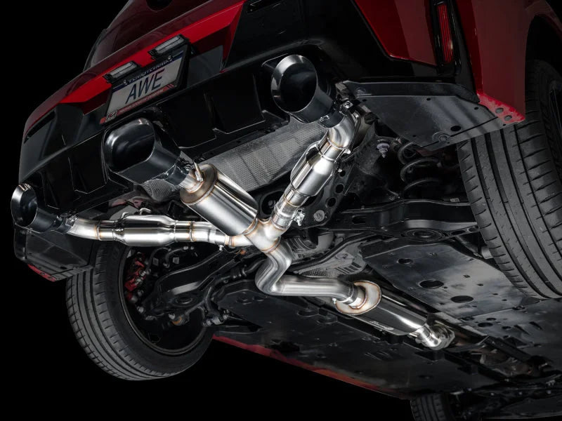 AWE Tuning 2023+ Toyota GR Corolla Touring Edition Exhaust - Diamond Black Tips - Additional View 5