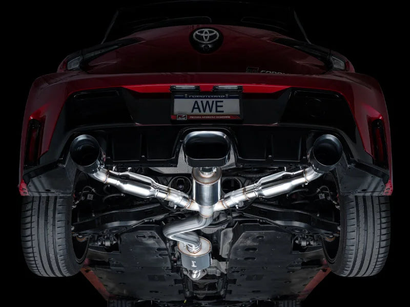 AWE Tuning 2023+ Toyota GR Corolla Touring Edition Exhaust - Diamond Black Tips - Additional View 10