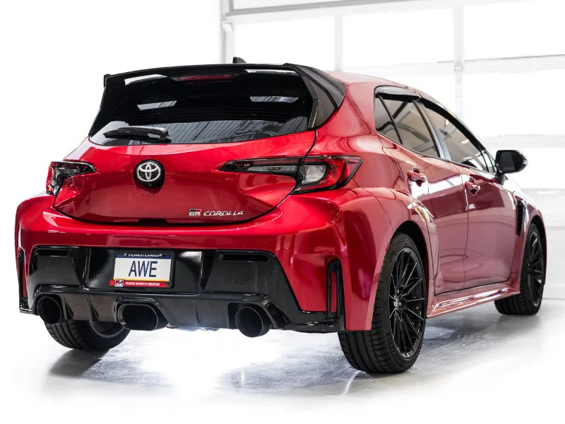 AWE Tuning 2023+ Toyota GR Corolla Touring Edition Exhaust - Diamond Black Tips - Additional View 11