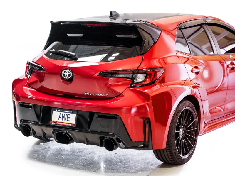 AWE Tuning 2023+ Toyota GR Corolla Touring Edition Exhaust - Diamond Black Tips - Additional View 12
