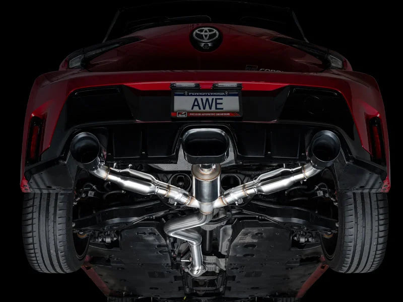 AWE Tuning 2023+ Toyota GR Corolla Track Edition Exhaust - Diamond Black Tips - Additional View 13
