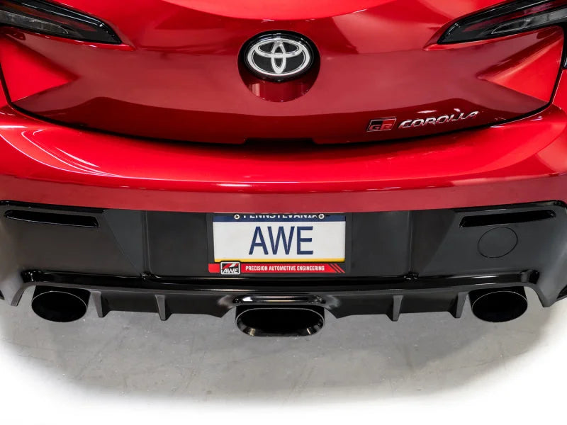 AWE Tuning 2023+ Toyota GR Corolla Track Edition Exhaust - Diamond Black Tips - Additional View 14