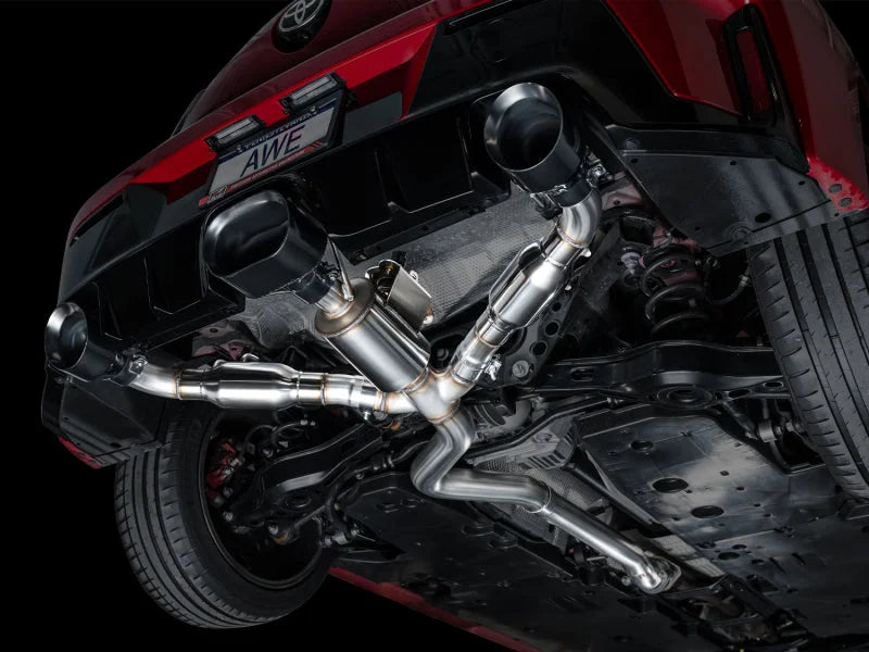 AWE Tuning 2023+ Toyota GR Corolla Track Edition Exhaust - Diamond Black Tips - Additional View 15